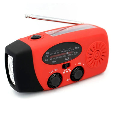 Emergency Solar Hand Crank Radio & Power Bank - InspiredGrabs.com